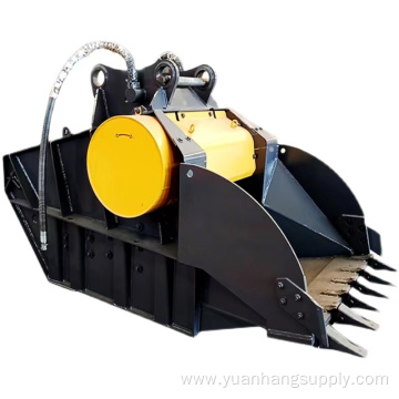 excavator rock crusher and stone crusher bucket